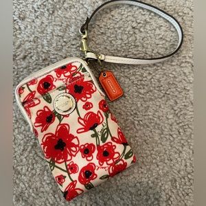 Coach wrist wallet